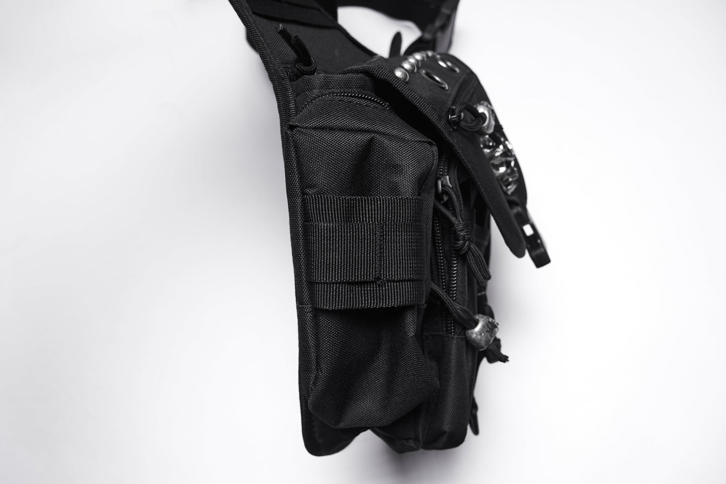 Techwear Skull Waist–Leg Bag