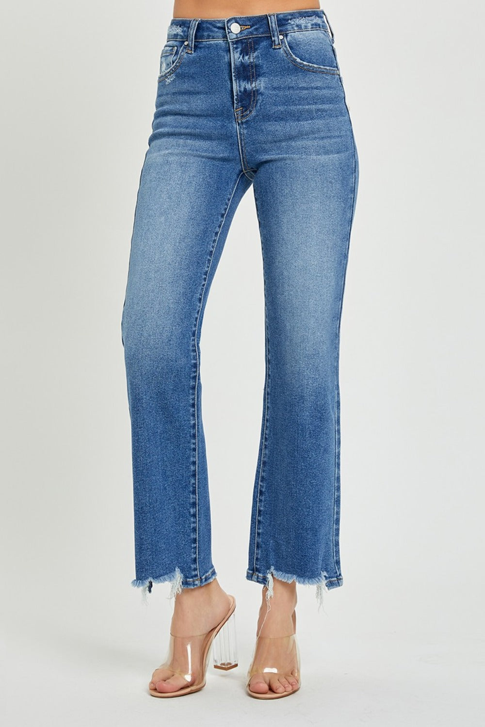 High-Rise Straight Jeans - US Only