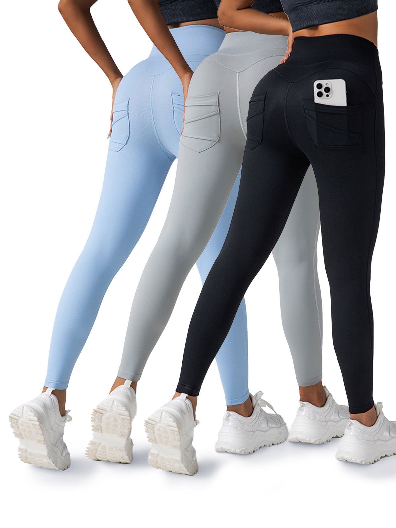 3-Pack Women's Yoga Leggings - US Only