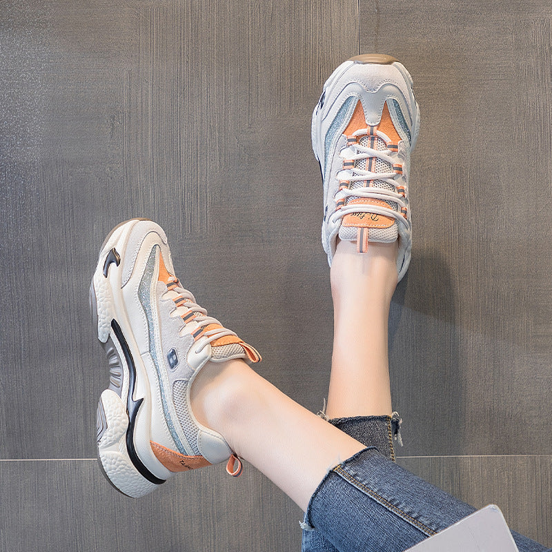 Flat-Platform Breathable Cosy Trendy Sneakers For Women