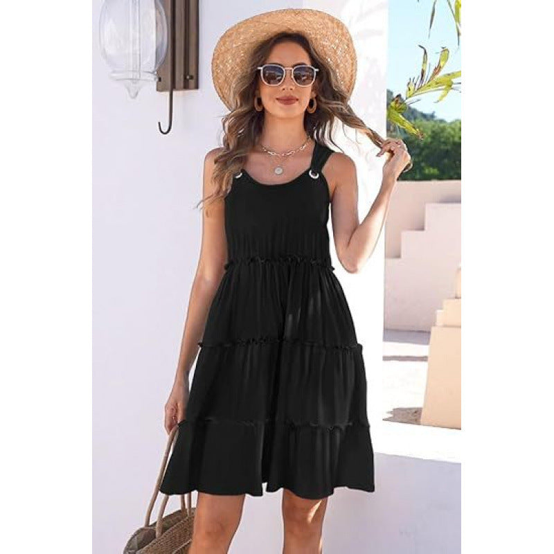 Bohemian Floral Beach Dress
