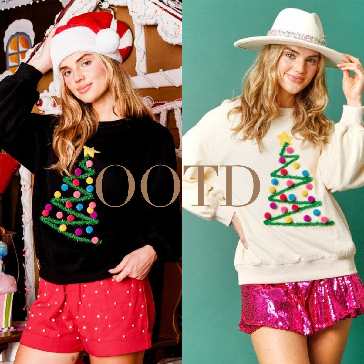 New Christmas Tree Women's Sweatshirt Hoodie
