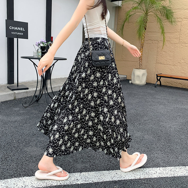 Printed Long Summer Skirt