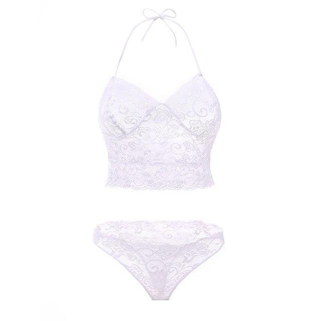 Perspective Lace Sling Lingerie Set