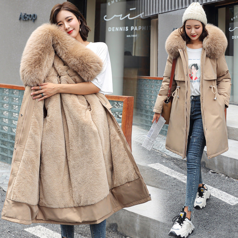 Women's Lamb Wool Quilted Jacket