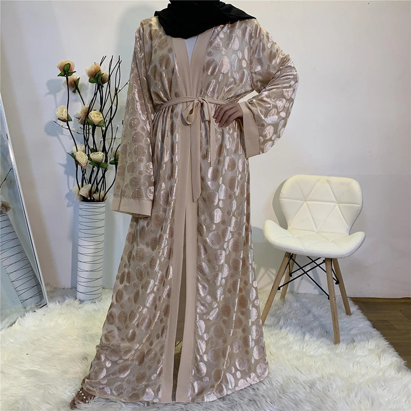 Dubai Women's Clothing - Maxi Kaftan Abaya Malaysian Robe Cardigan