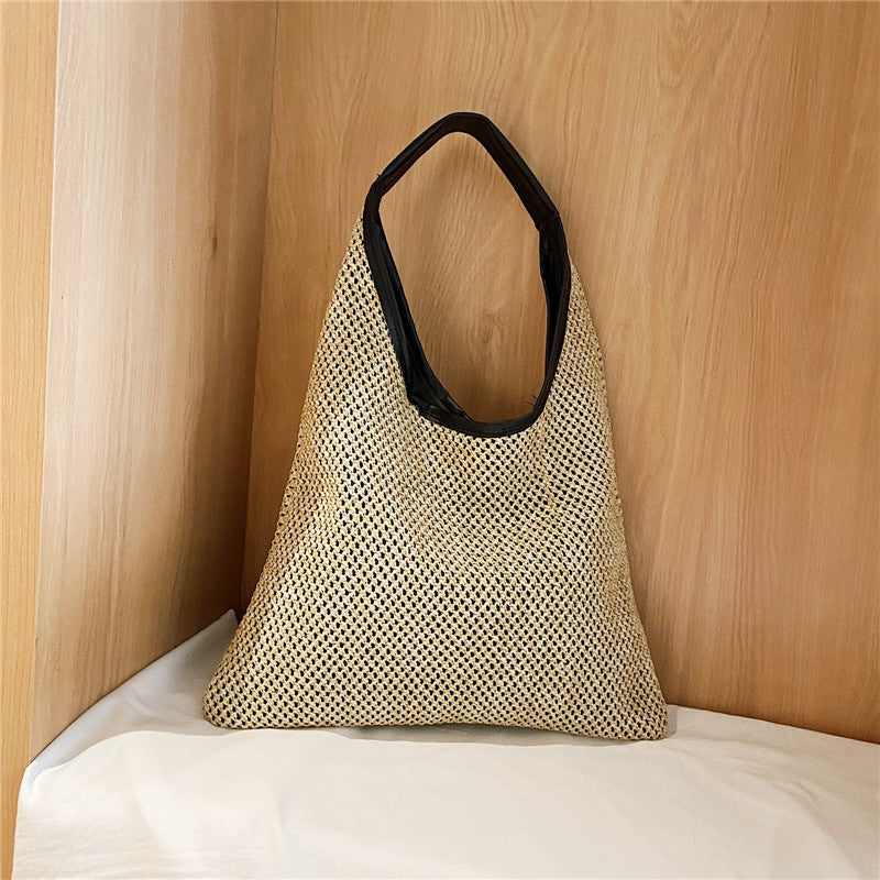 Rattan Woven Female Handbag