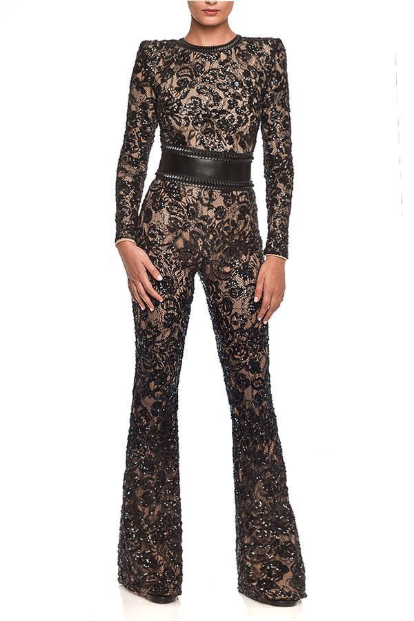 Celebrity Lace Jumpsuit