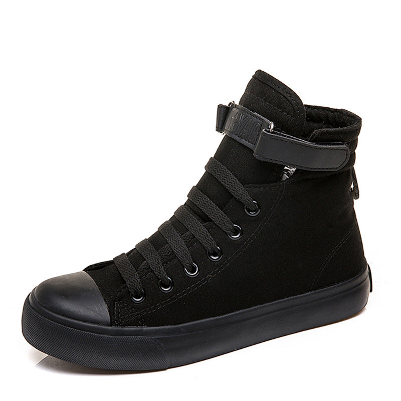 High-Top Canvas Velcro Canvas Shoes