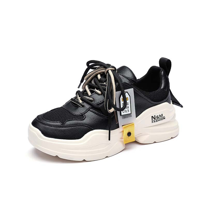 Thick-Bottom Flat Breathable Sneakers/Trainers
