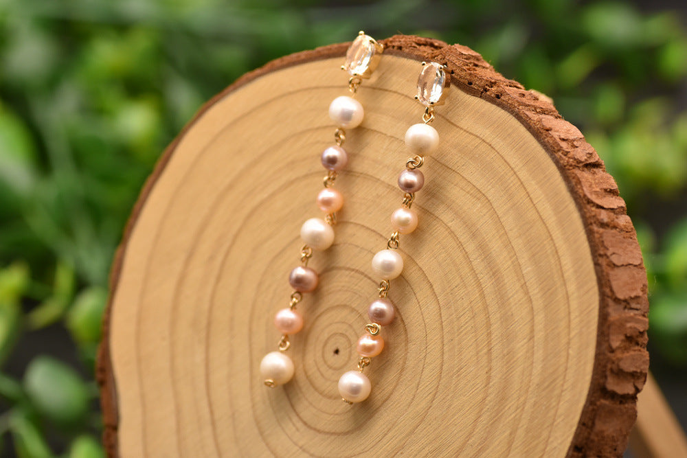 Water Pearl Earrings for Women