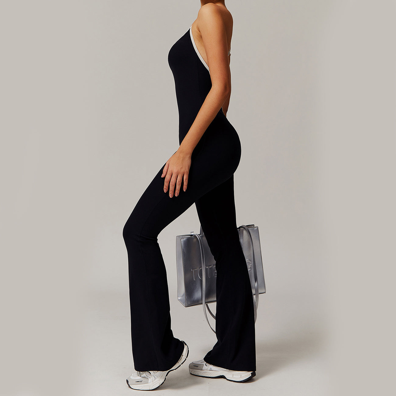 Beauty-Back Long Pants Sports Outfit