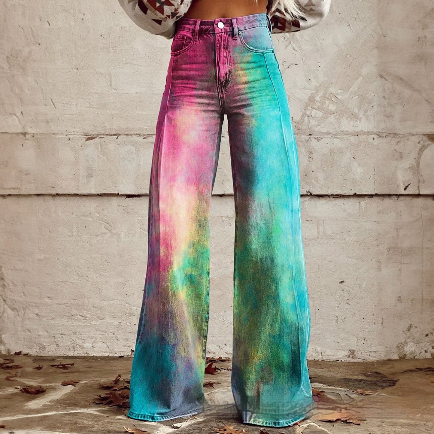 Imitation Jeans - Wide Leg