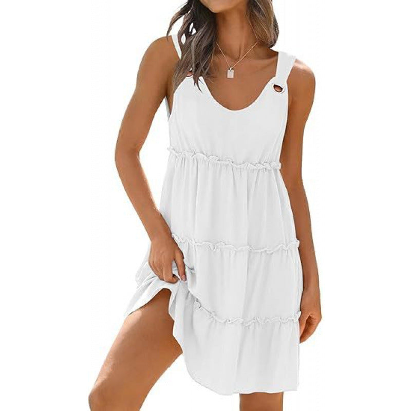 Bohemian Floral Beach Dress