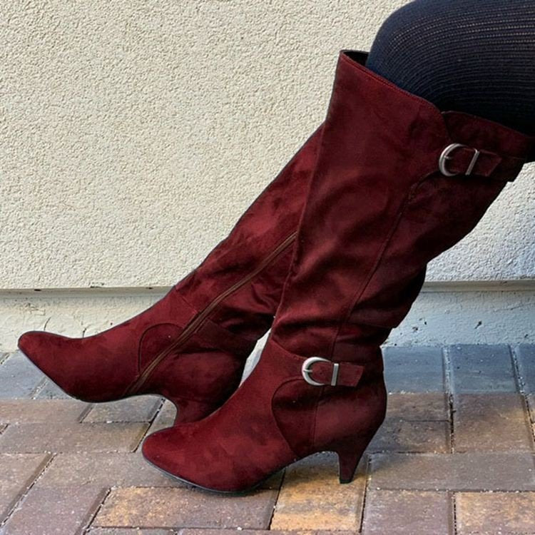 Wide-Calf Long Boots