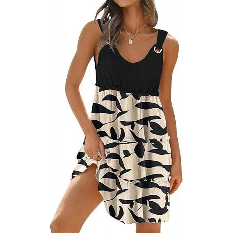 Bohemian Floral Beach Dress