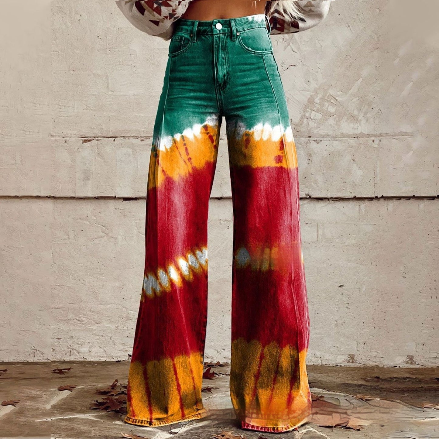 Imitation Jeans - Wide Leg