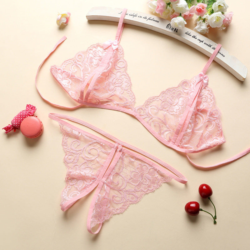 Lace Tulle Lingerie Set
