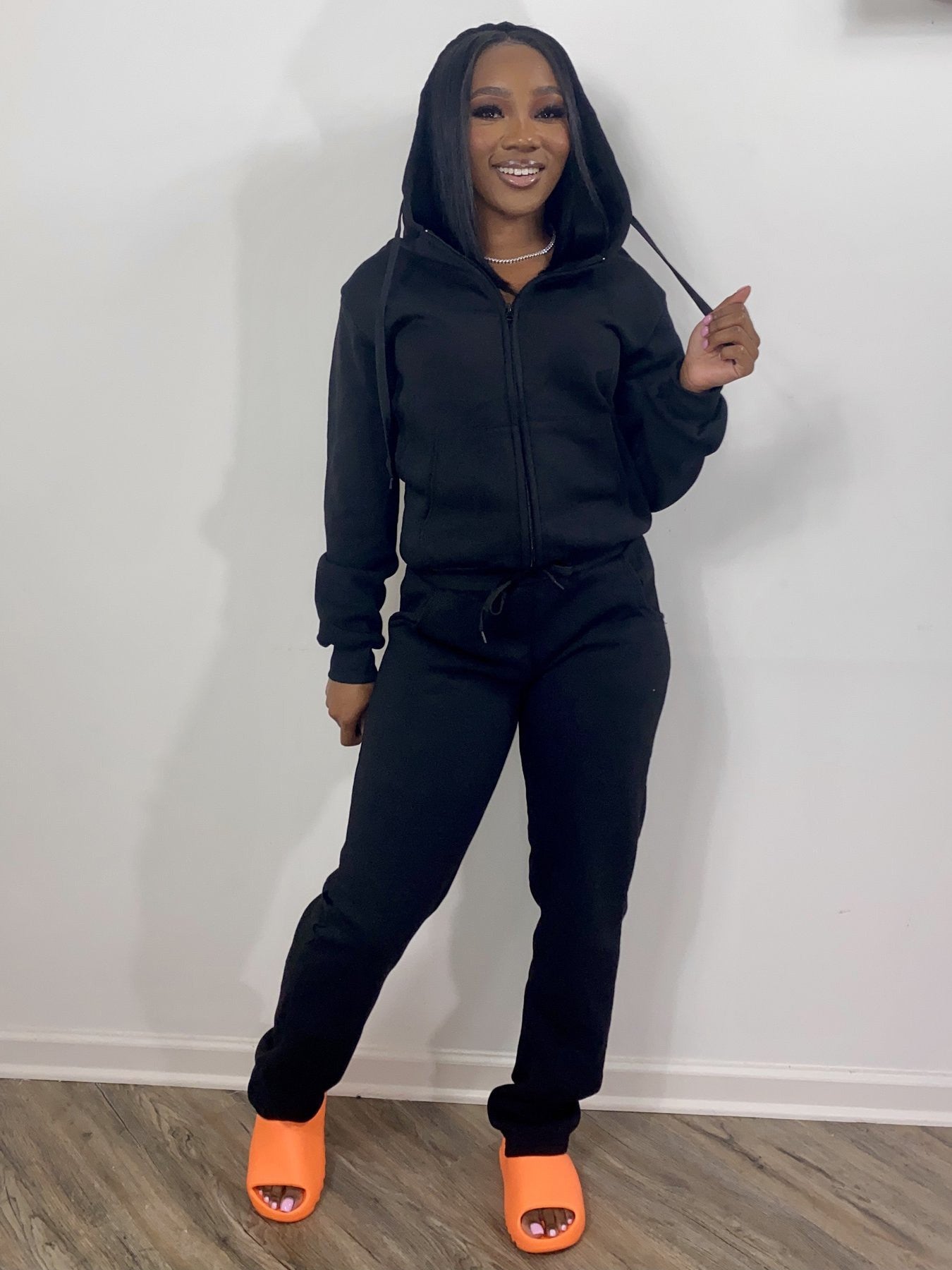 Two-Piece Women's Sweatsuit Outfit