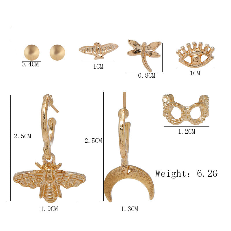 Insect Hoop Earrings