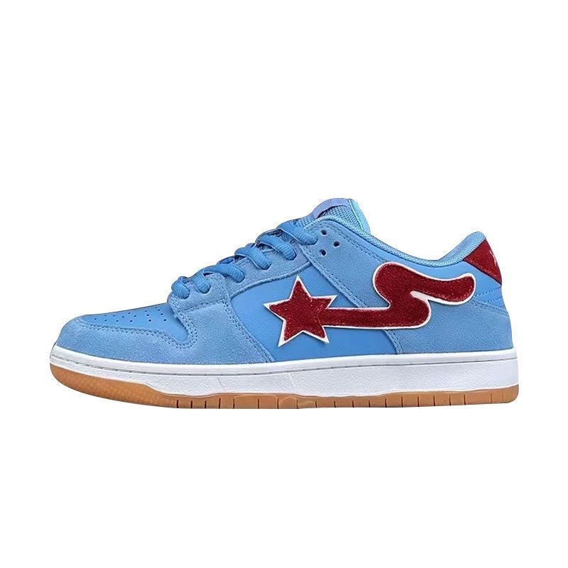 Trendy Niche Colour-Matching Meteor Board Shoes For Women