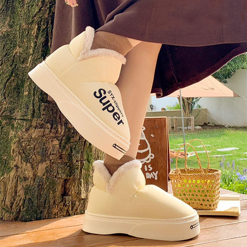 New****!!! - Winter Covered Heel Down Cotton Slippers For Women