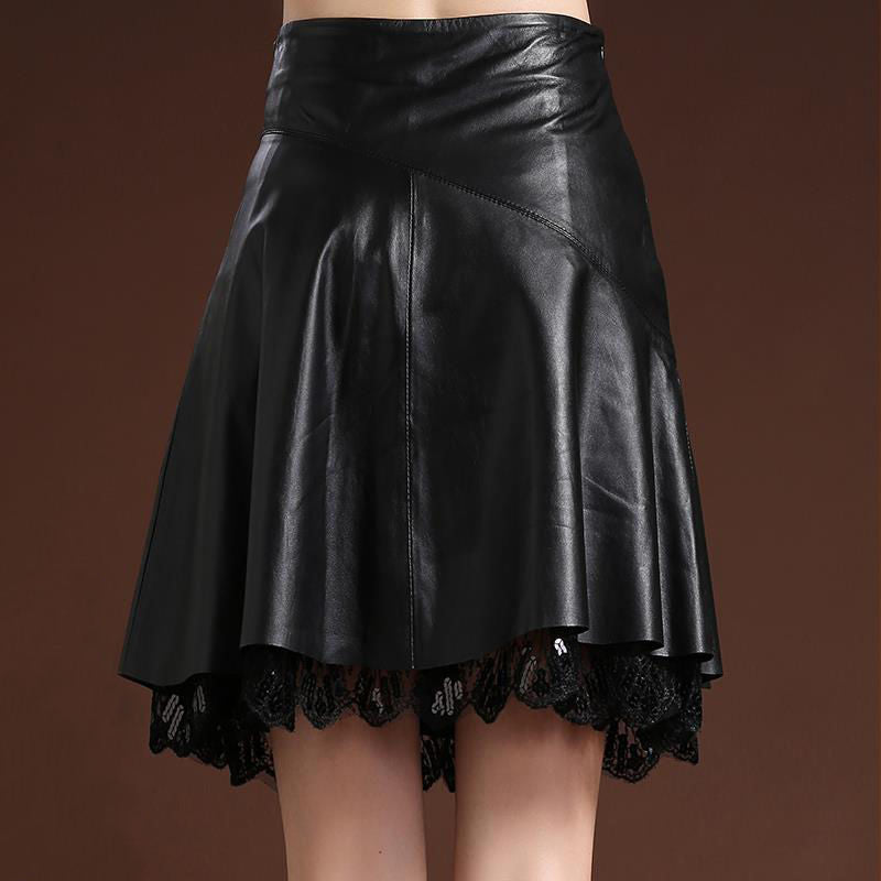 High-Waist Pleated Midi Skirt