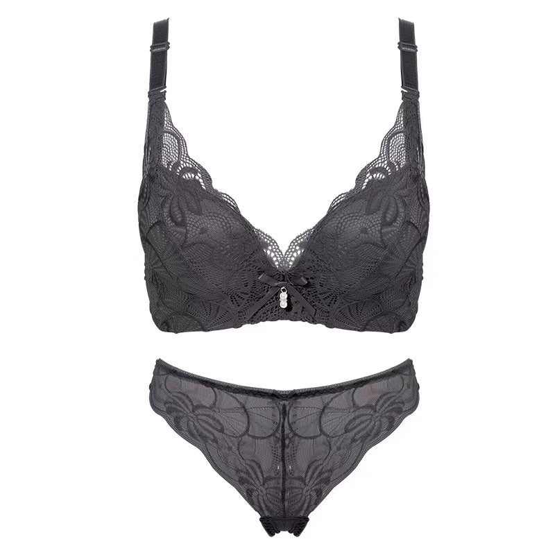 Ring-Free Lace Lingerie Set
