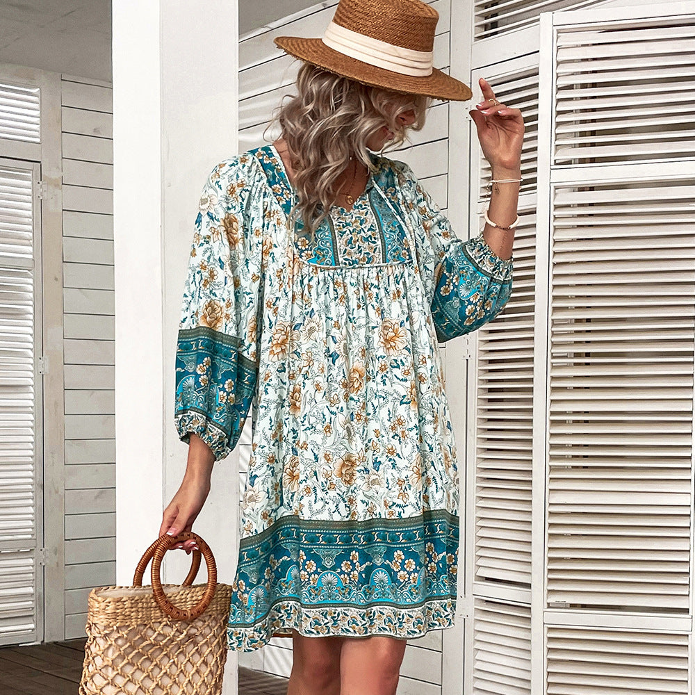 New Loose Boho Dress For Summer