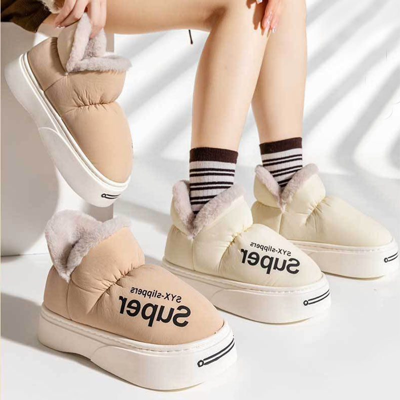 New****!!! - Winter Covered Heel Down Cotton Slippers For Women
