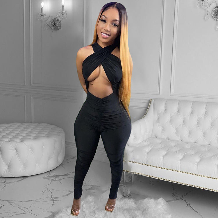 Multicoluor Urban Trend Style Jumpsuit