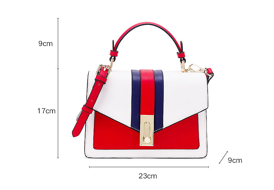 Fashion Colour-Block Handbag For Women