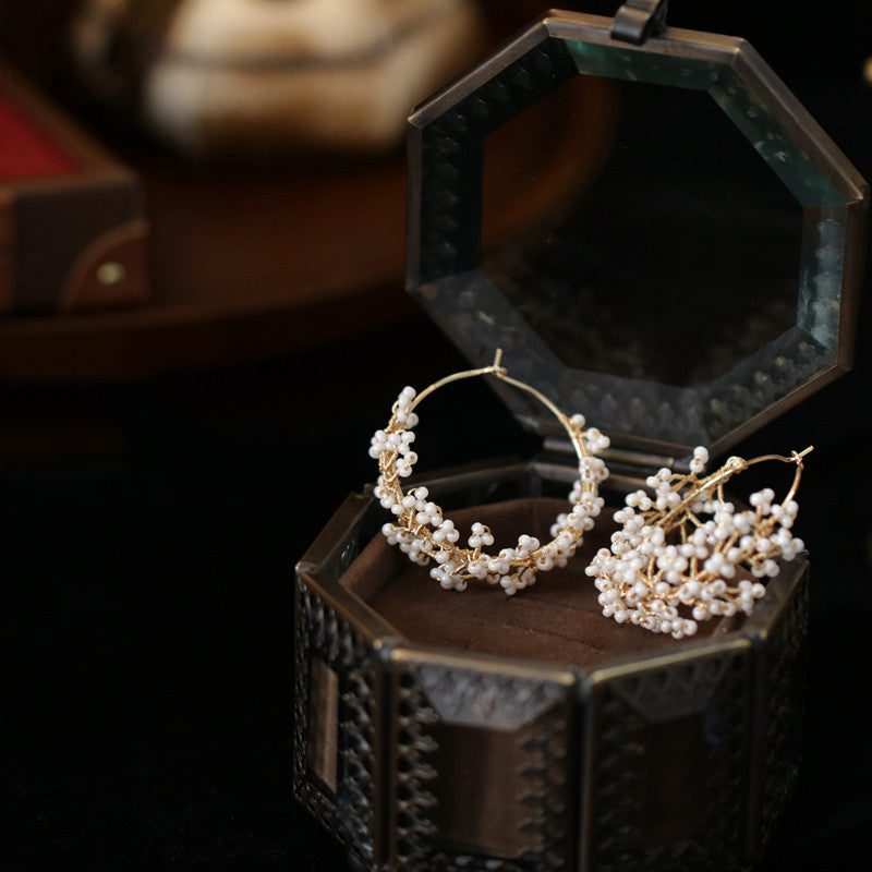 Women's Fashion Vintage Large Hoop Earrings