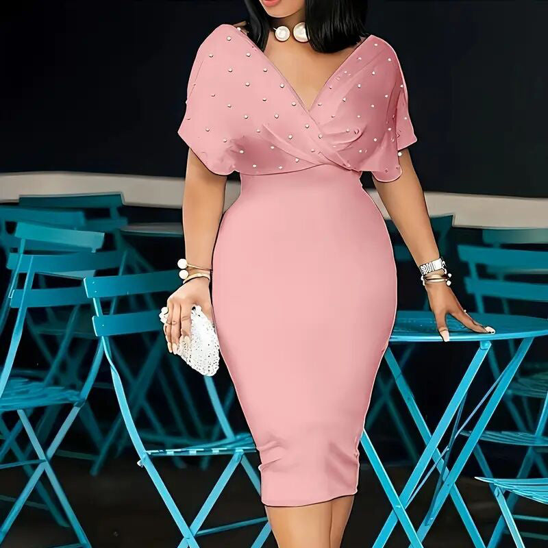 Bodycon Pencil Midi Dress - US Only