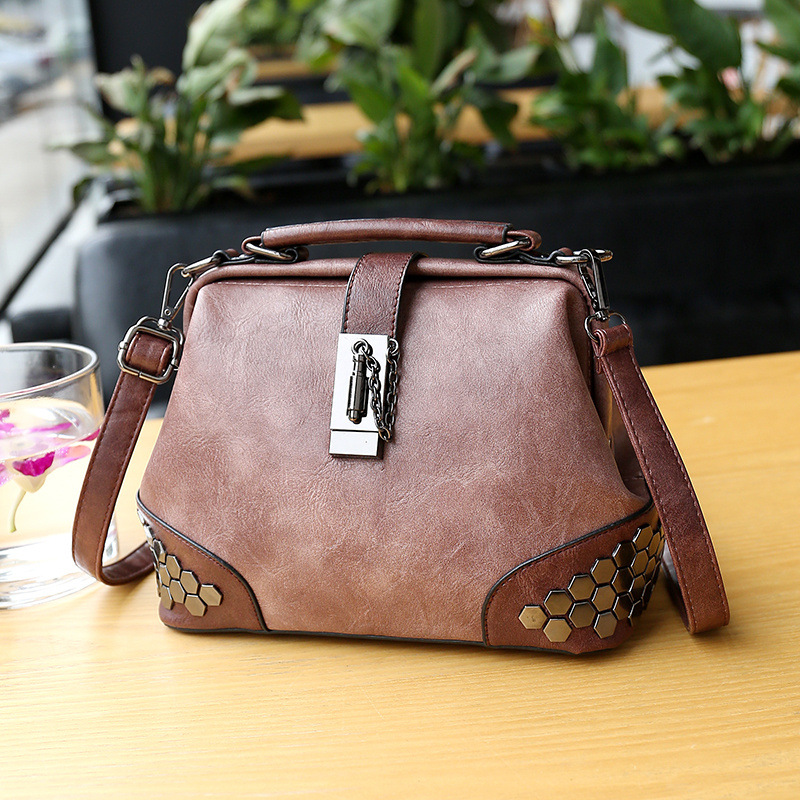Fashion PU Silt Pocket Handbag For Women