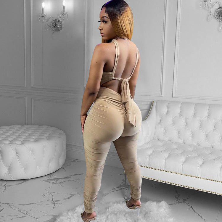 Multicoluor Urban Trend Style Jumpsuit