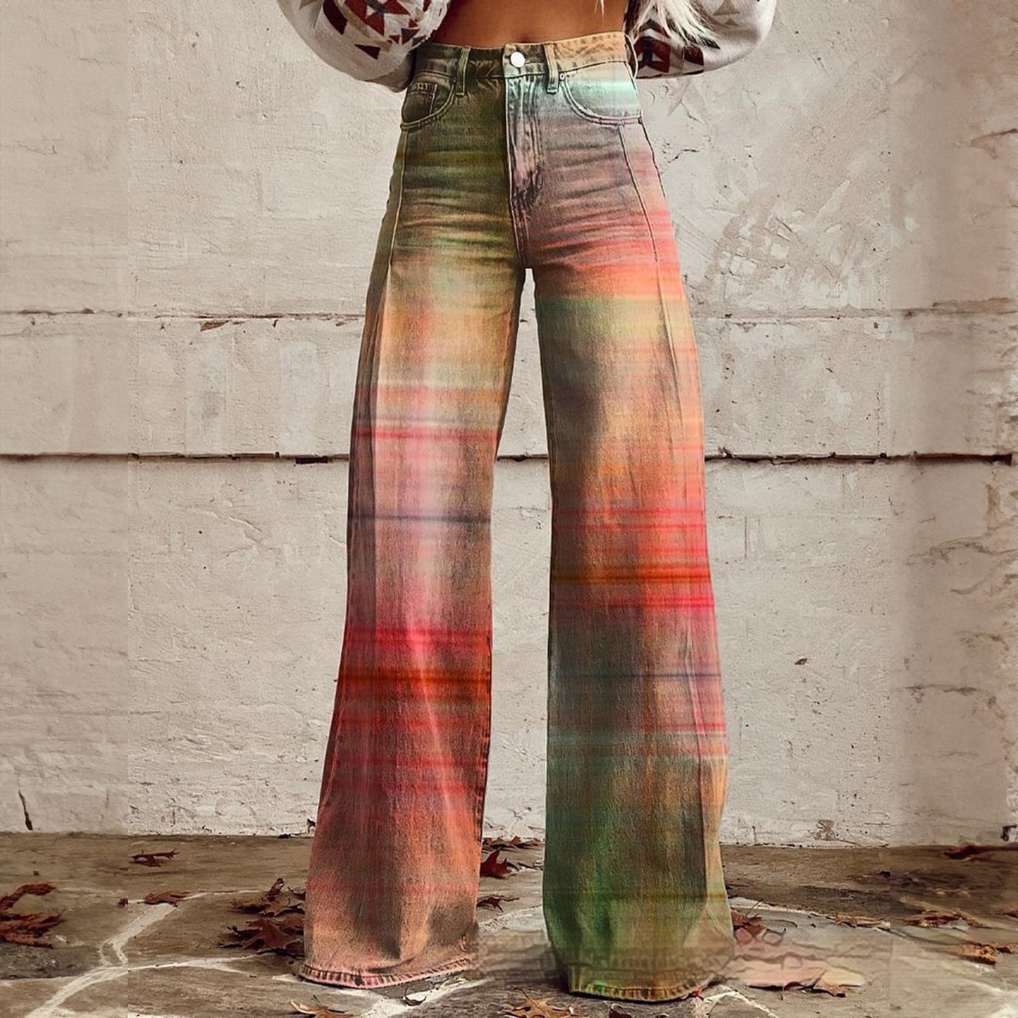 Imitation Jeans - Wide Leg