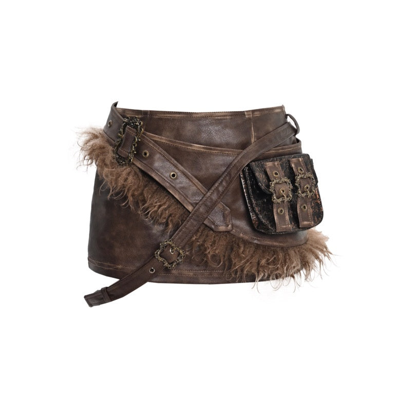 Vintage Waist Bag Mini Skirt