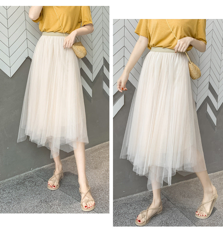 Voile Mesh Skirt