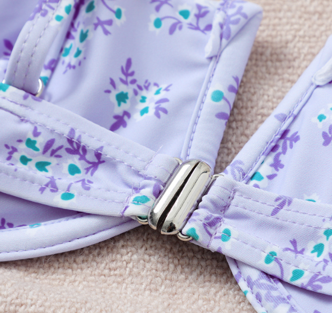 Fragmented Split Beach Bikini