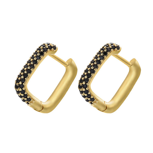 Gold and Silver Rainbow Earrings