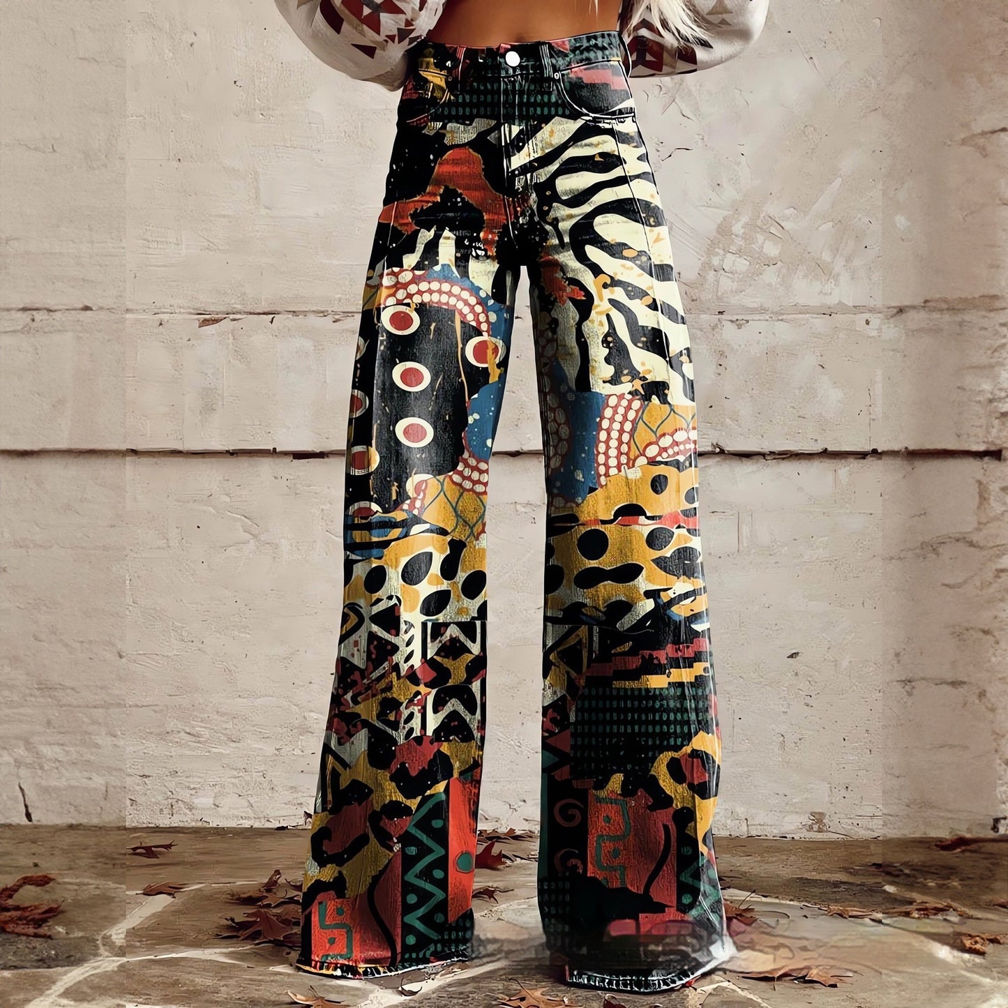 Imitation Jeans - Wide Leg