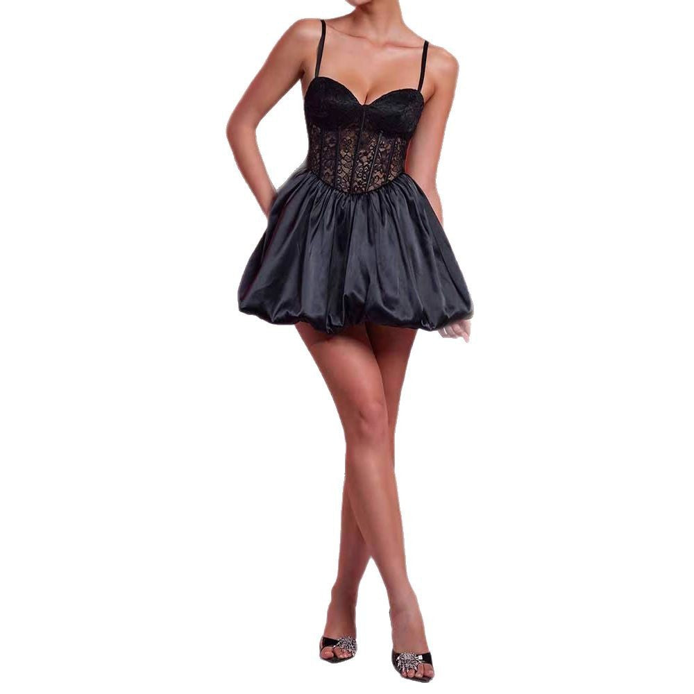 Lace Party Bandage Puffy Skirt