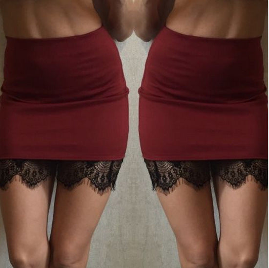 One-Step Lace Skirt