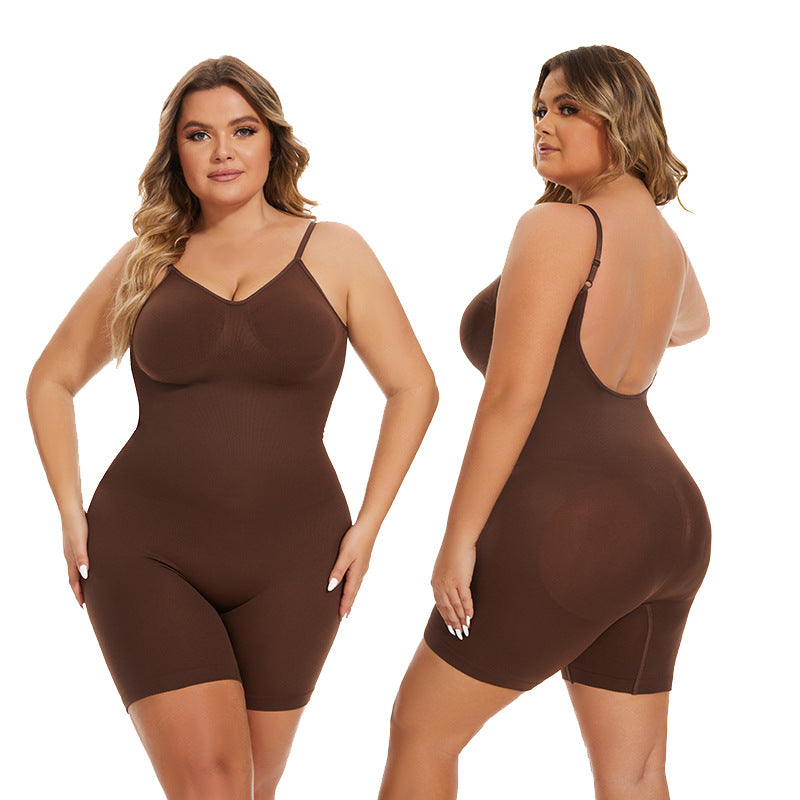Seamless Postpartum Body-Shaping Belly Contraction Jumpsuit
