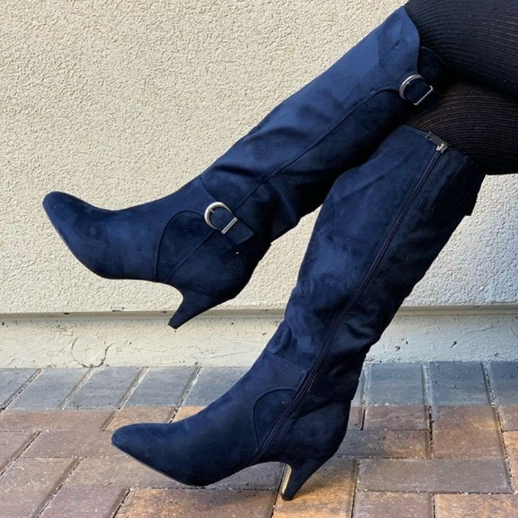 Wide-Calf Long Boots