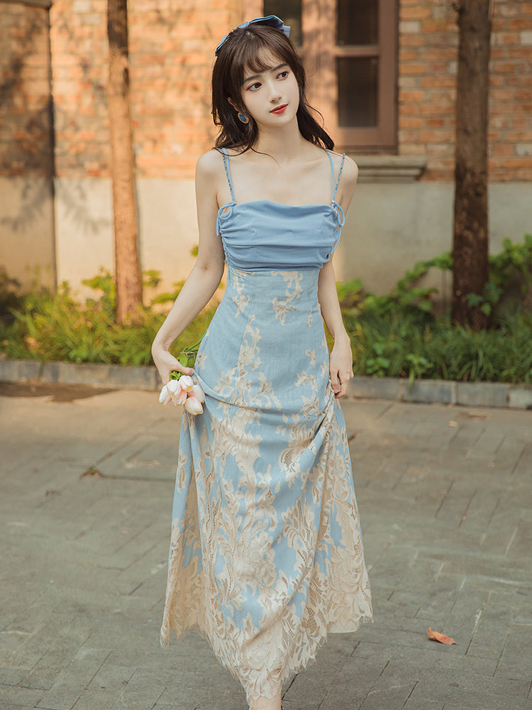 Retro French Romantic Dress