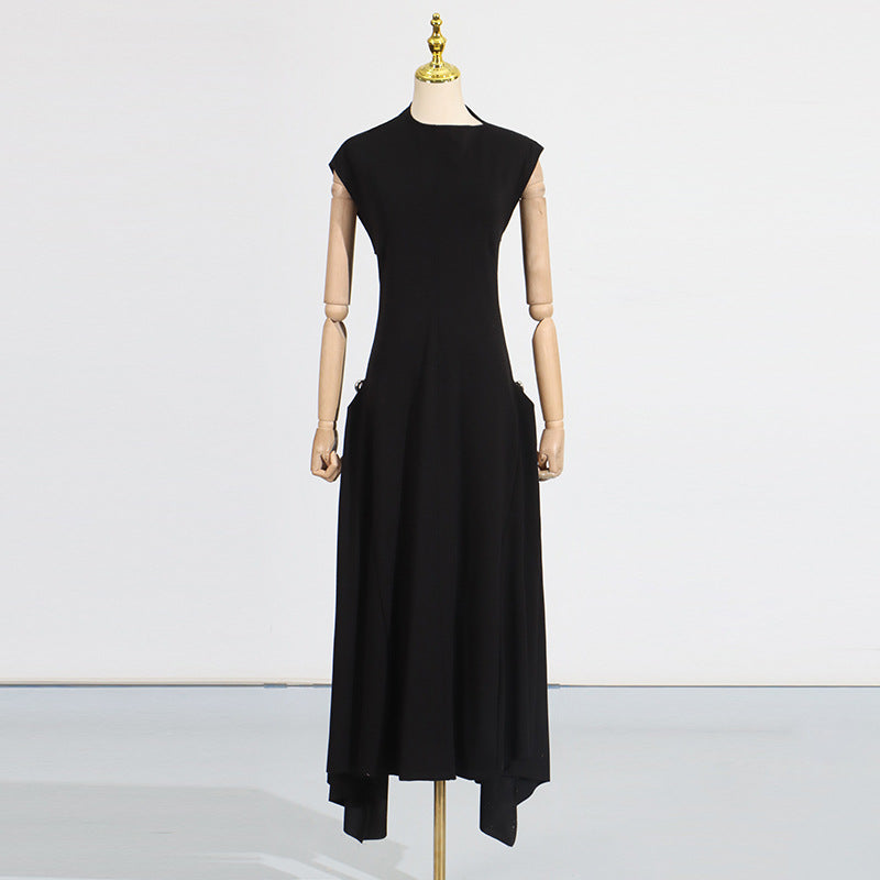 Elegant Flutter Sleeve Long Dress