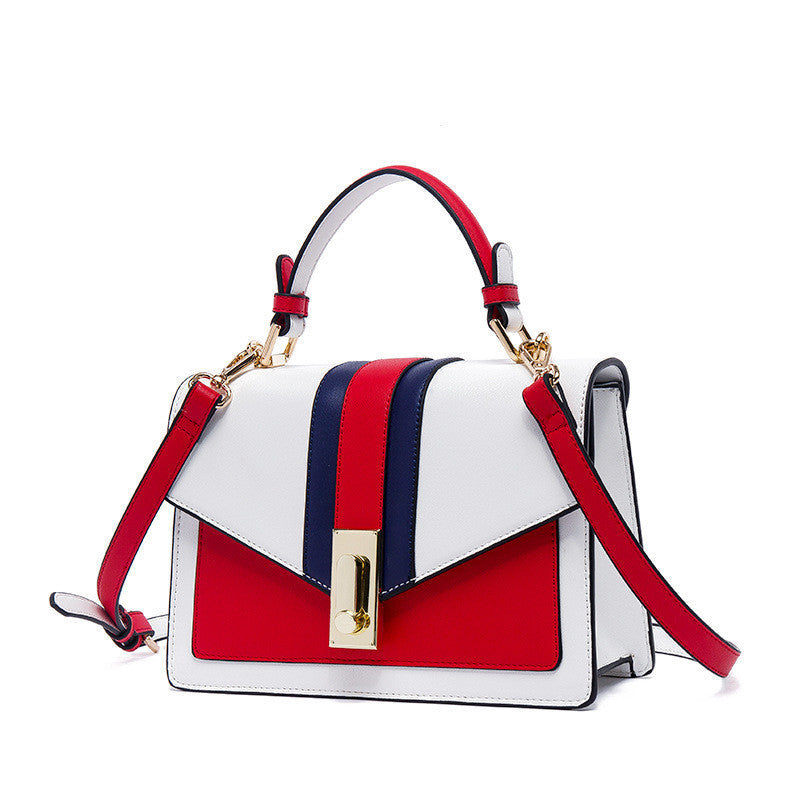 Fashion Colour-Block Handbag For Women