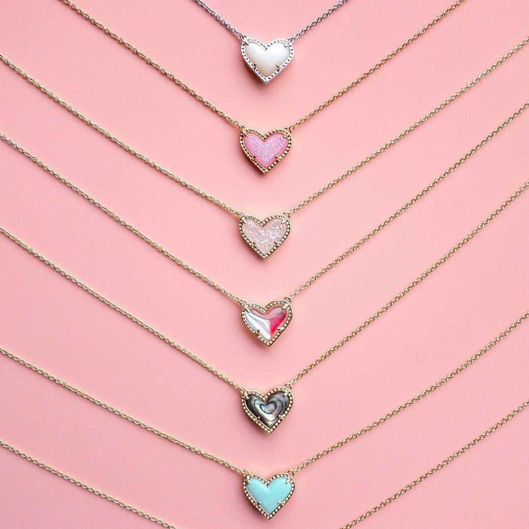 Natural Stone Clavicle Chain Love Necklace